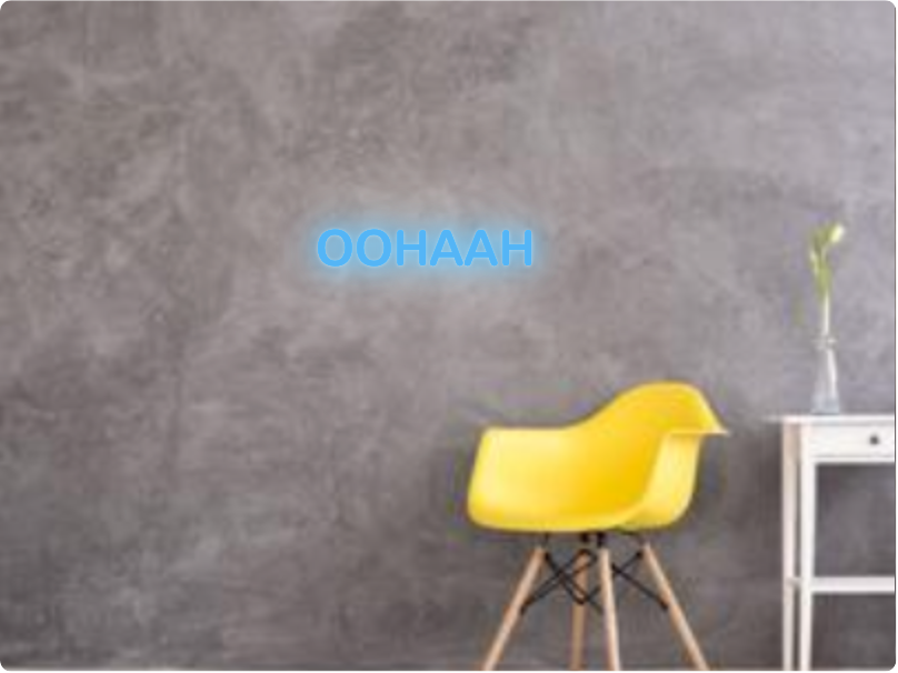 Custom text: OOHAAH